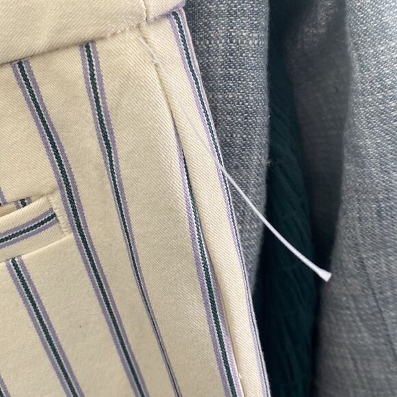 Anthropologie Pinstripe Slim Pants 2 - Picture 7 of 8